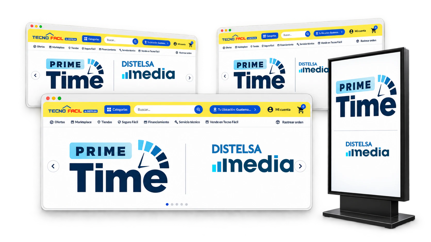 Mockup de Primetime en Tecno Fácil