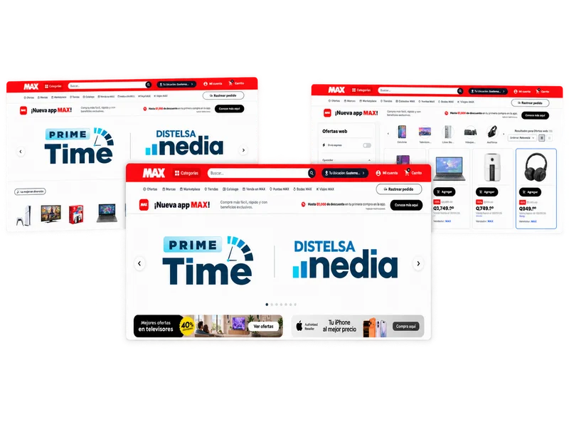 Mockup de Primetime
