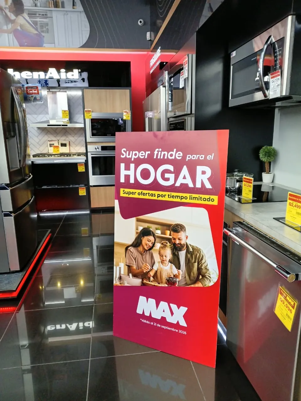 Fotografía de Standee en tienda